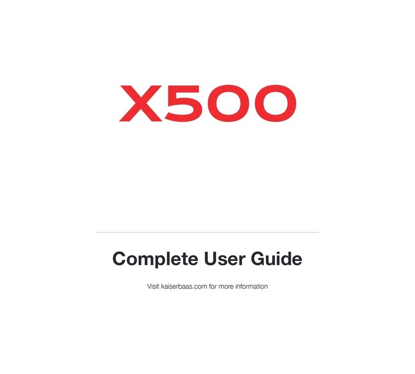 Kaiser X500 Complete user guide
