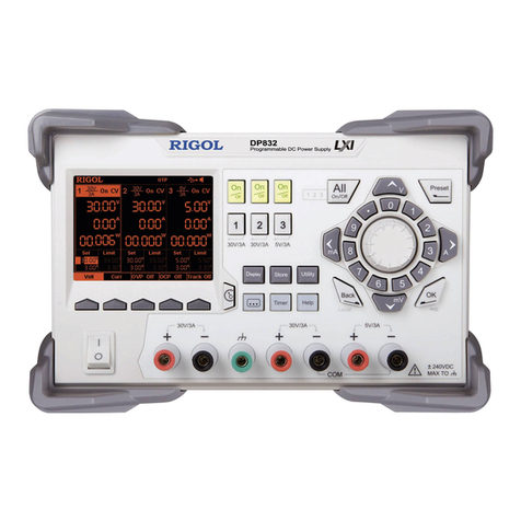 Rigol DP800 Series User manual