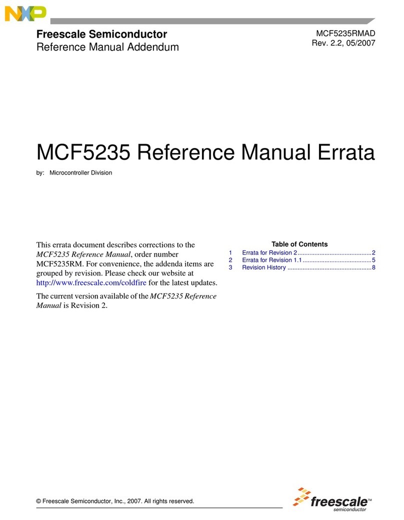 NXP Semiconductors MCF5235 Reference manual