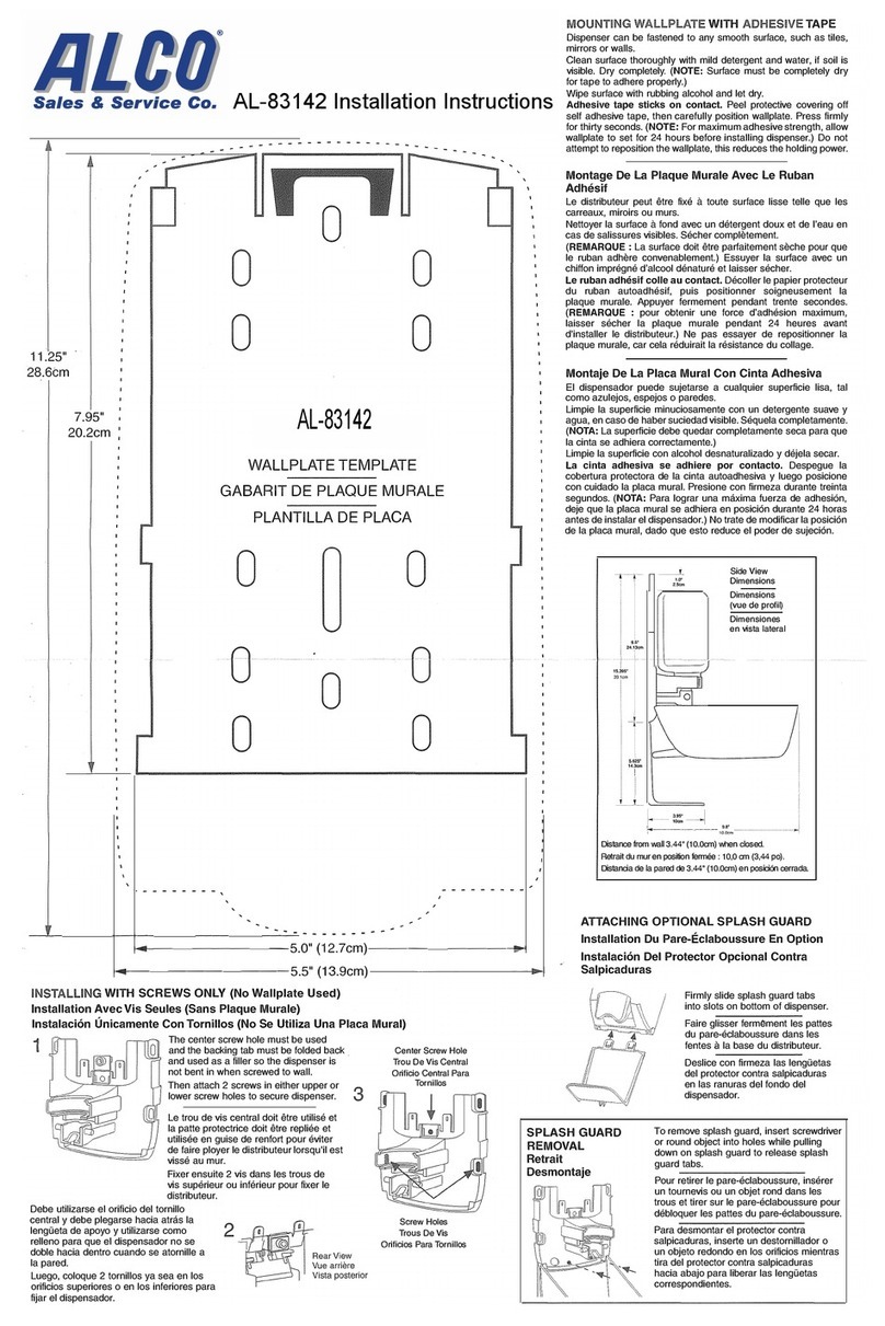 ALCO AL-83142 User manual