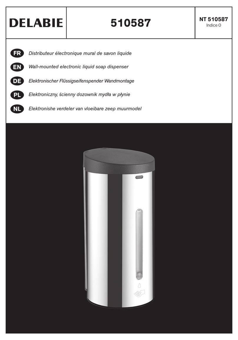 Delabie NT 510587 Instruction guide