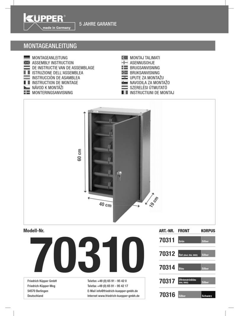 kupper 70310 User manual