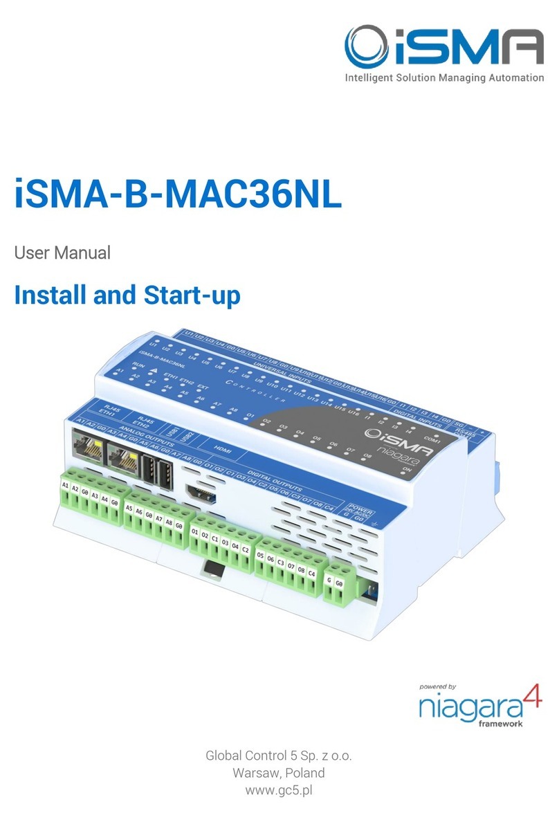 iSMA iSMA-B-MAC36NL user manual