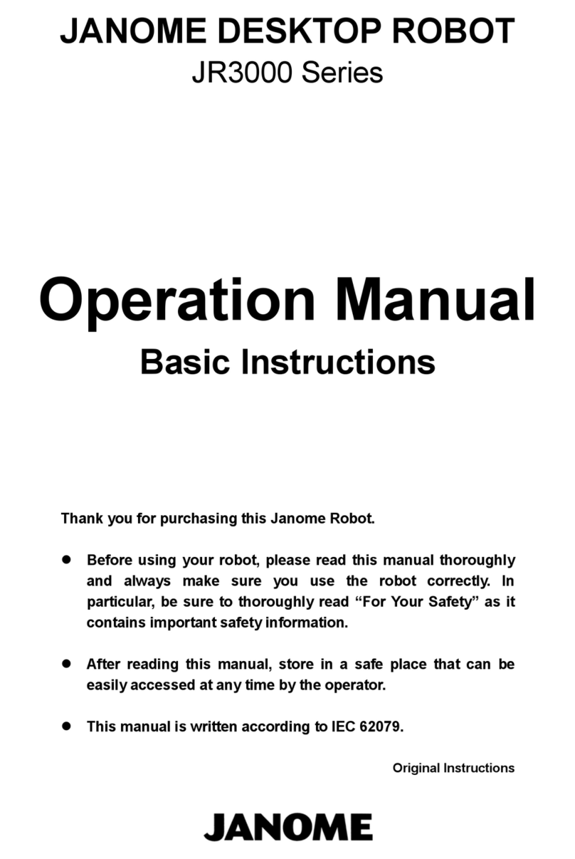 Janome JR3000 Series User manual