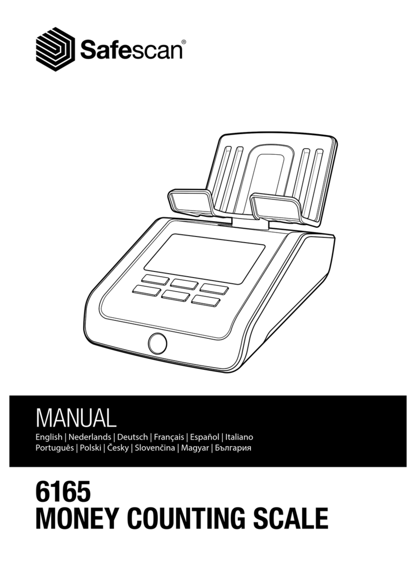 Safescan 6165 manual