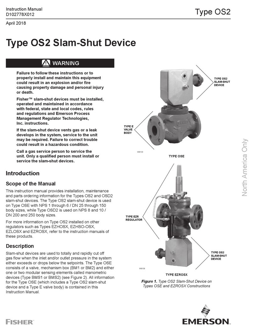 Emerson Fisher OS2 User manual