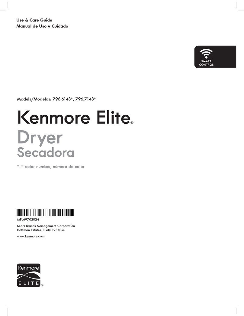 Kenmore 796.6143 Series Use & care guide