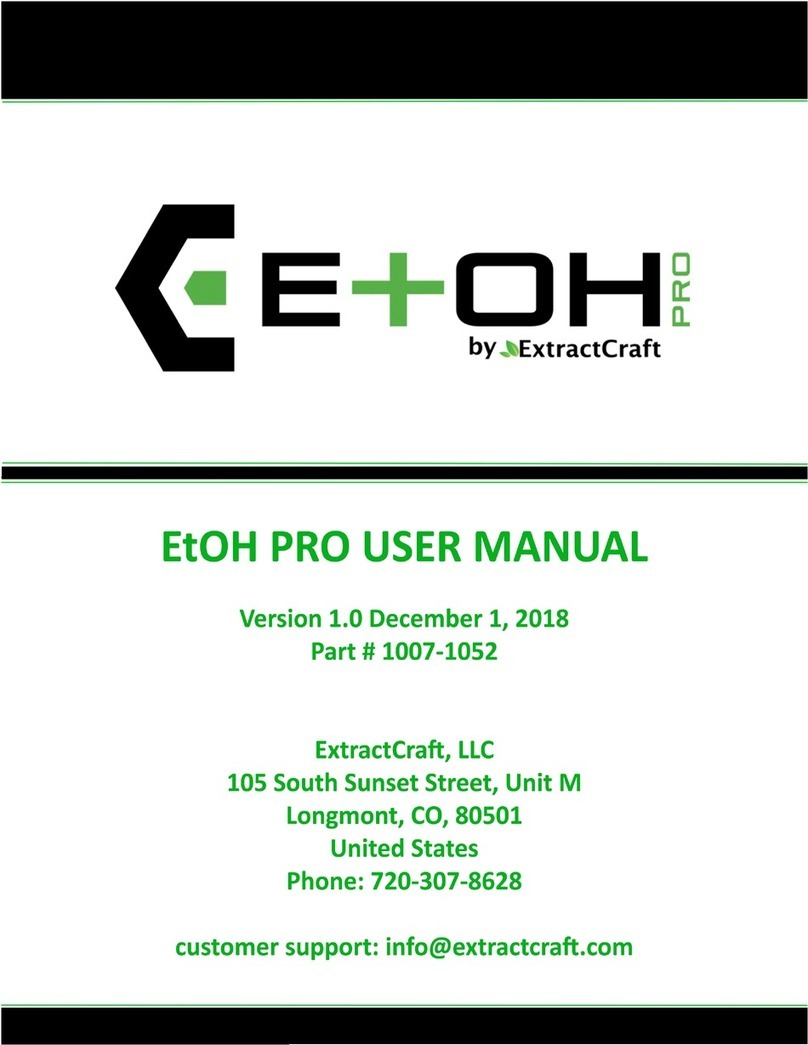 ExtractCraft EtOH Pro user manual