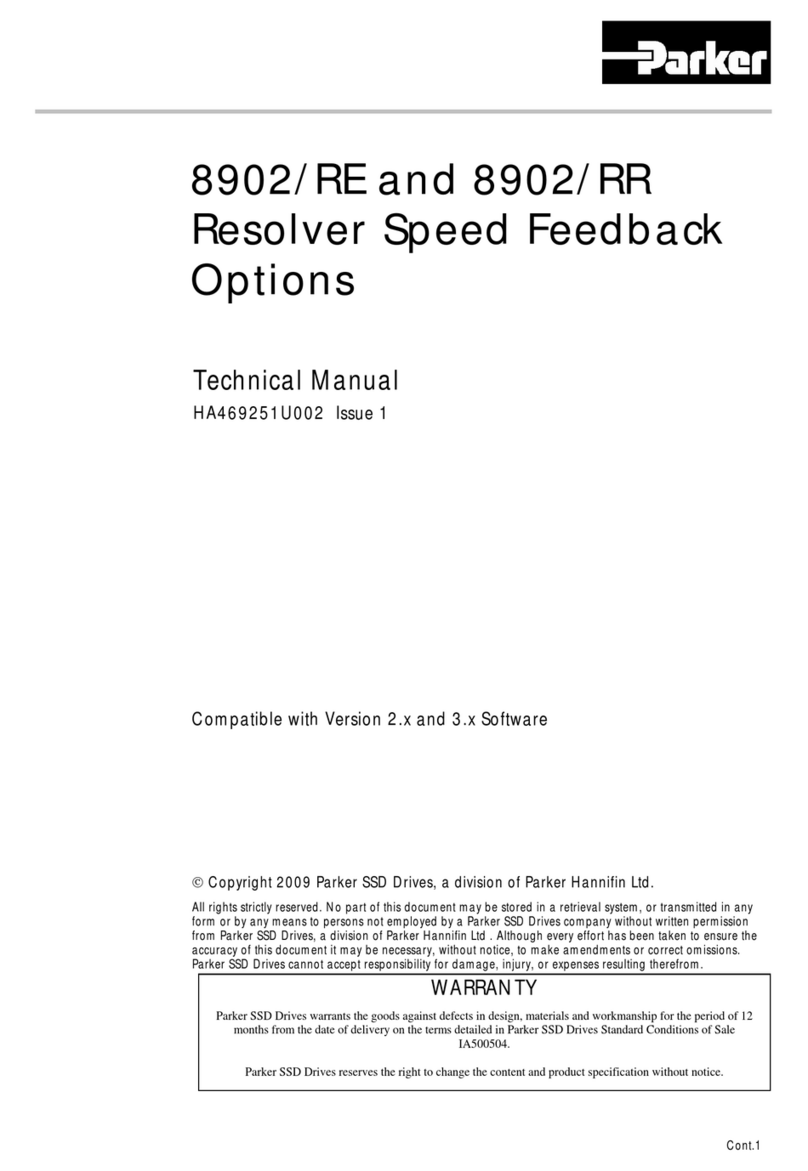 Parker 8902/RE Technical manual