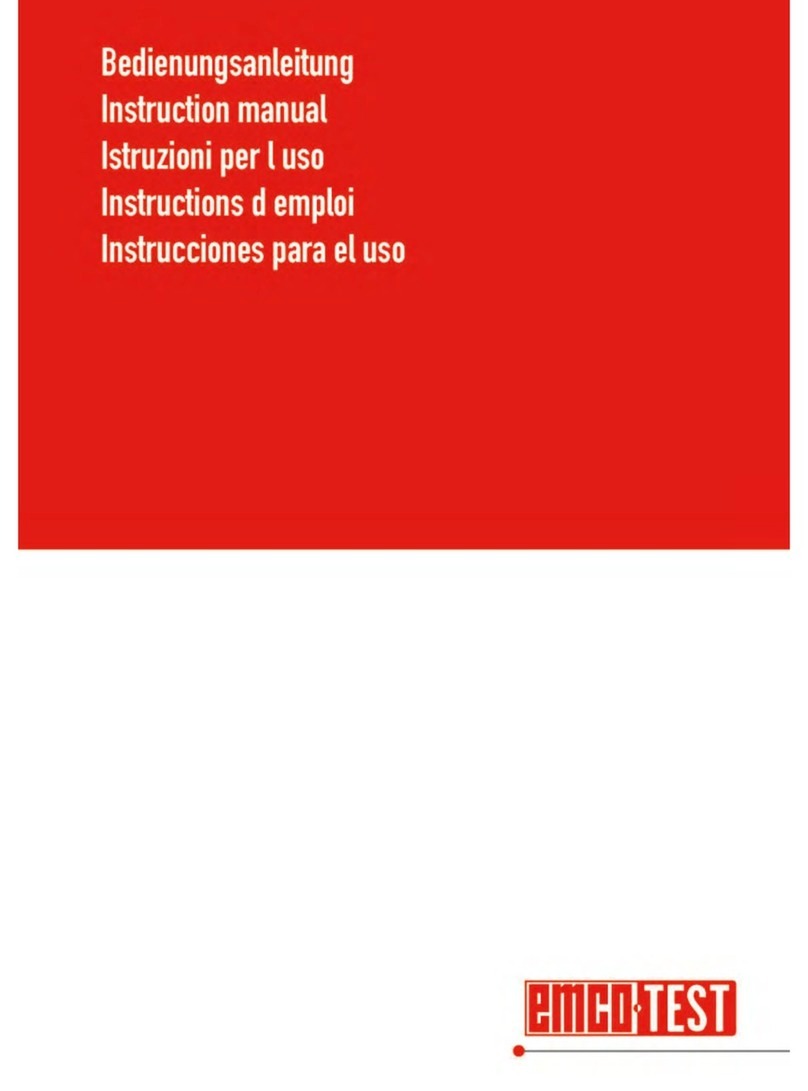 Emco-test DuraJet G5 instruction manual