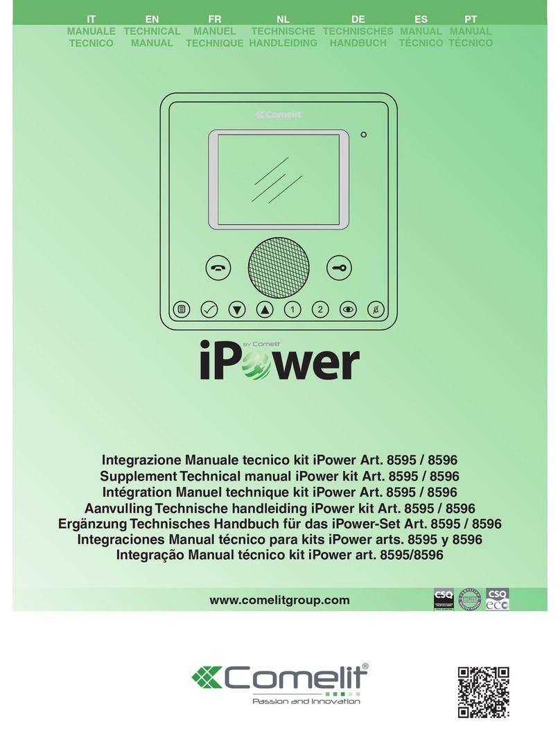 Comelit iPower kit User manual