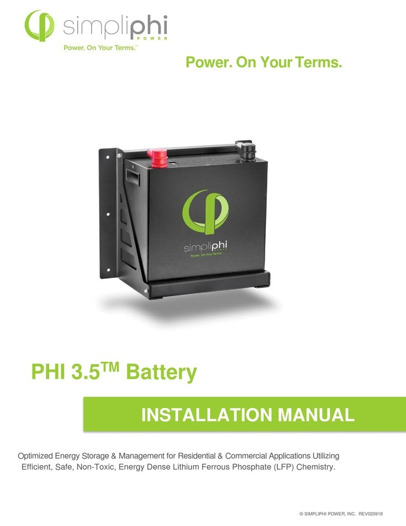 SimpliPhi PHI 3.5 installation manual