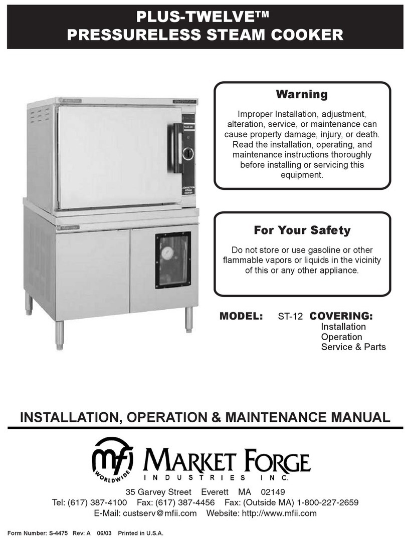Market Forge Industries PLUS-TWELVE ST-12 Instruction manual