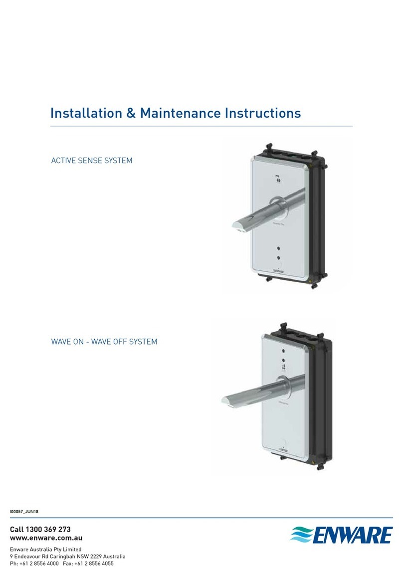 enware AQUABLEND ESQX TOUCH FREE SERIES Installation and operating instructions enware AQUABLEND ESQX TOUCH FREE SERIES Installation and operating instructions