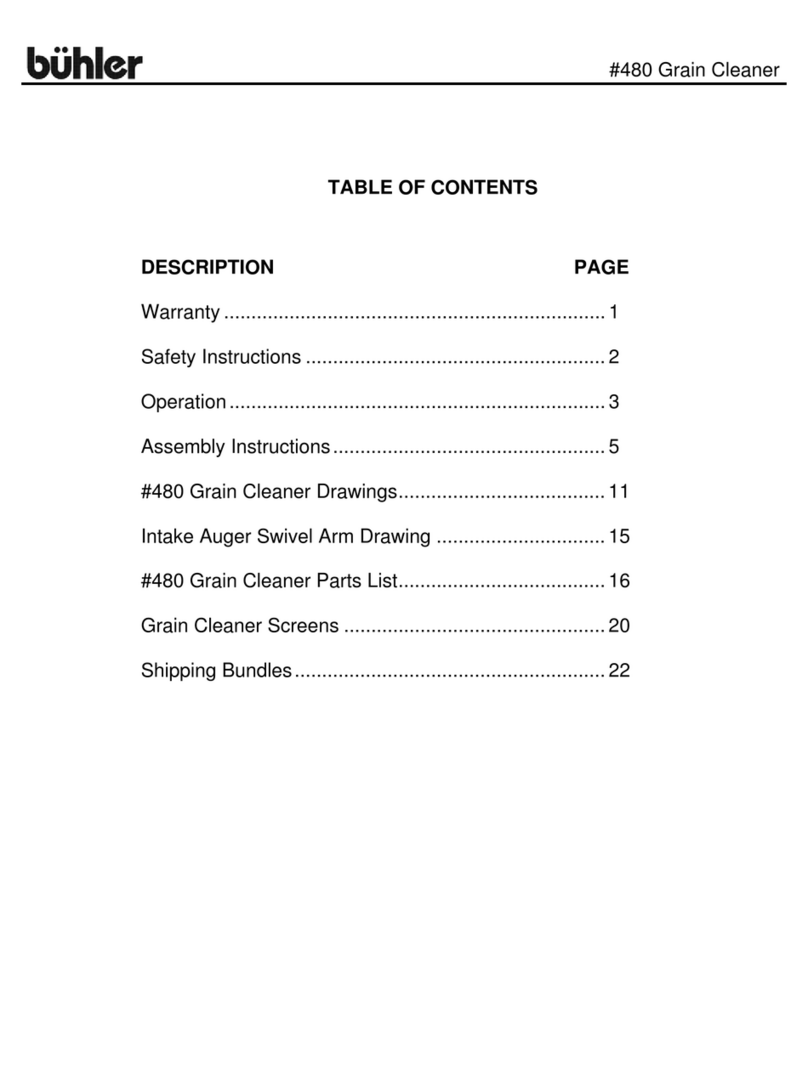 Buhler 480 Assembly instructions