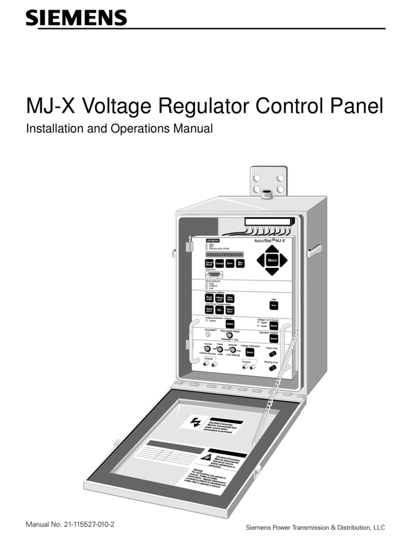 Siemens MJ-X User manual