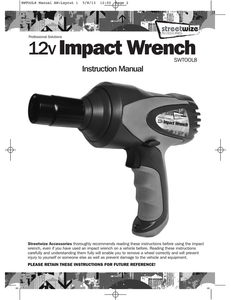 Streetwize SWTOOL8 instruction manual