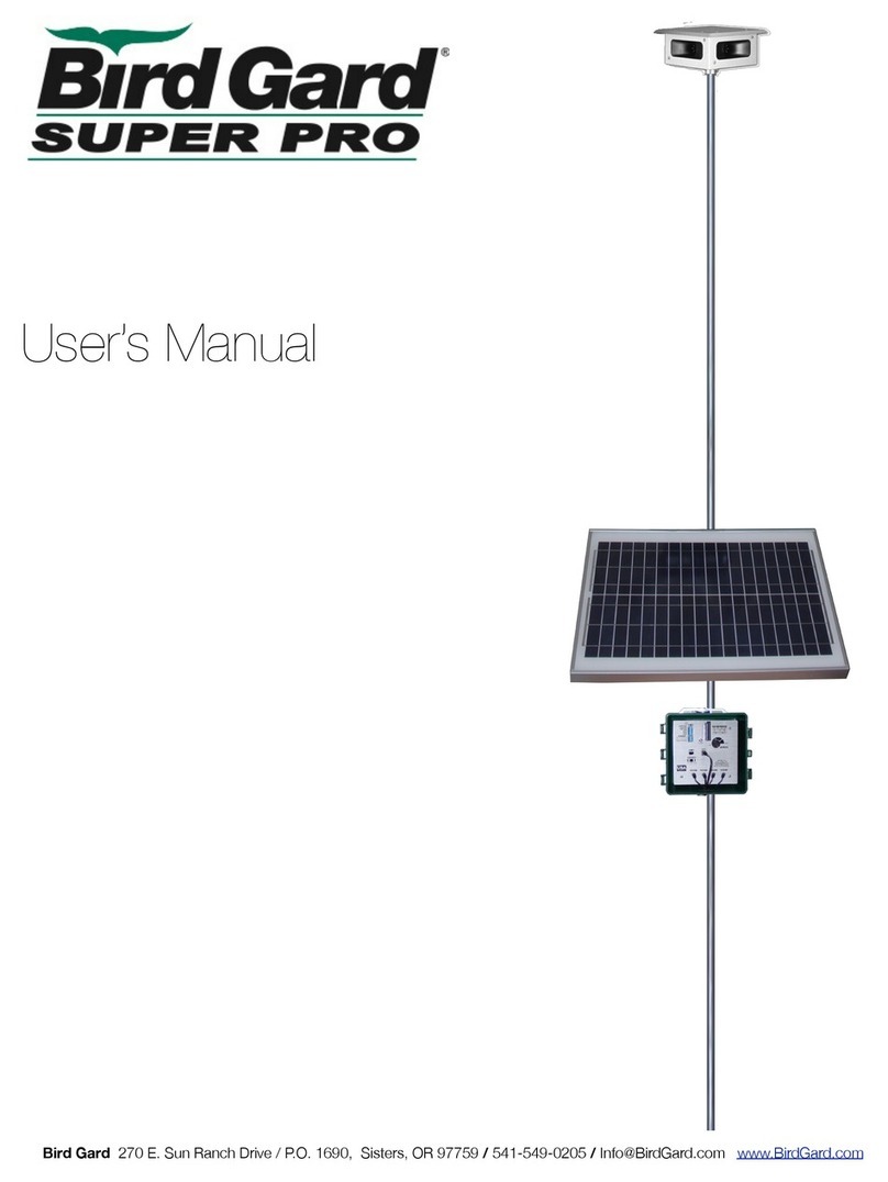 Bird Gard Super Pro user manual