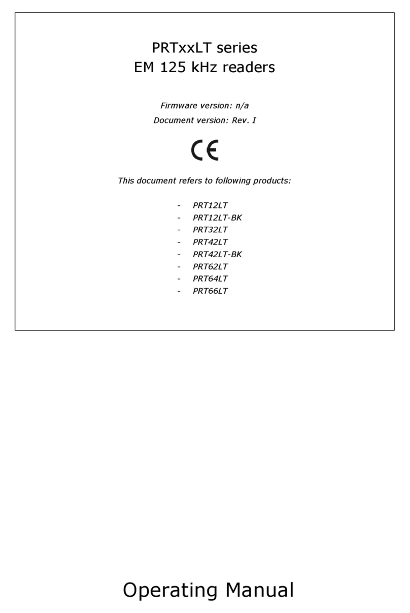 Roger PRTxxLT series User manual Roger PRTxxLT series User manual