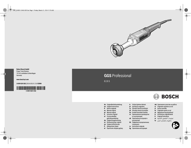 Bosch GGS 6 S PROFESSIONAL Original instructions