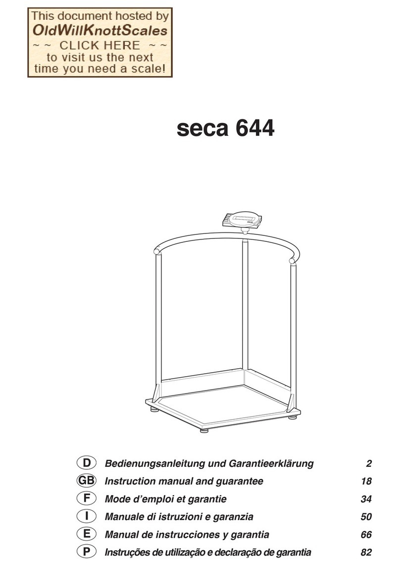 Seca 644 Series Instruction Manual