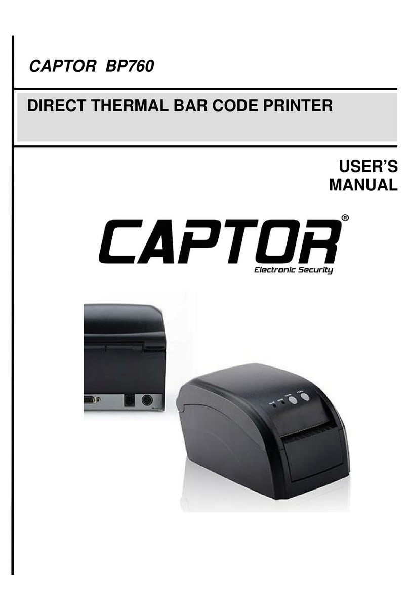 CAPTOR BP760 user manual