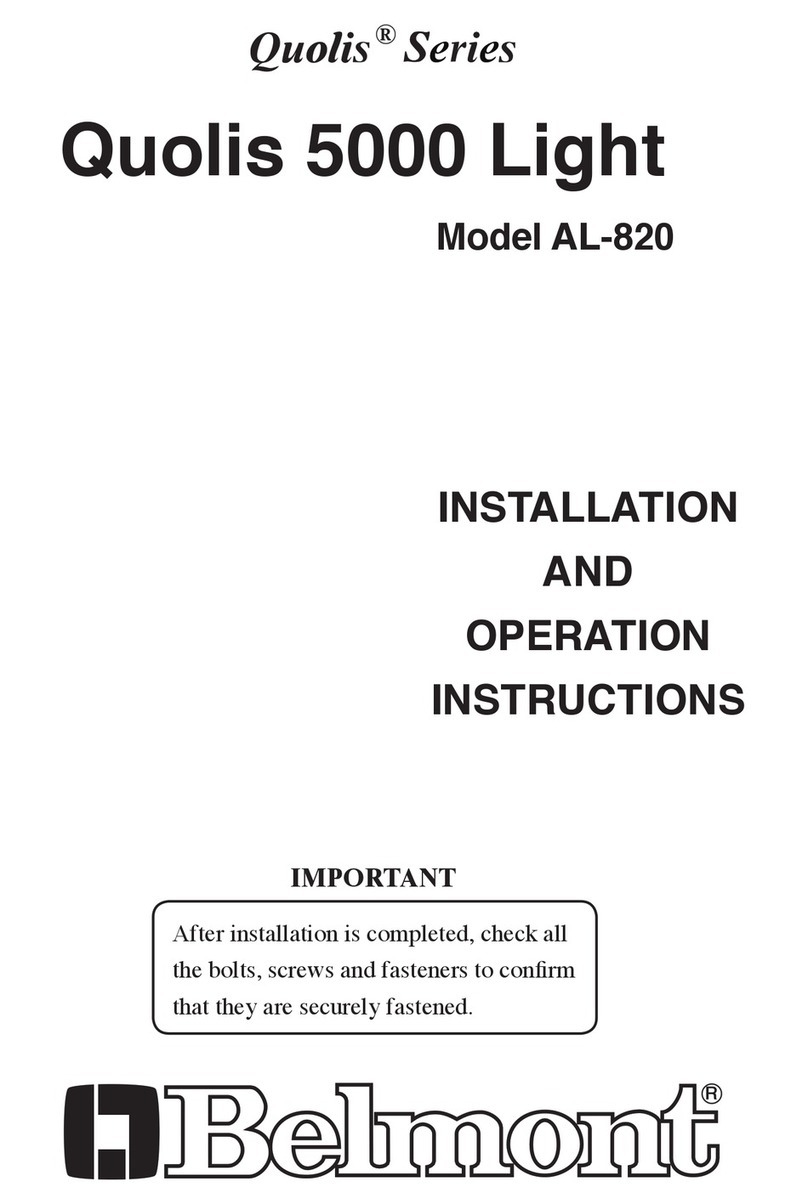 Belmont Quolis Series User manual