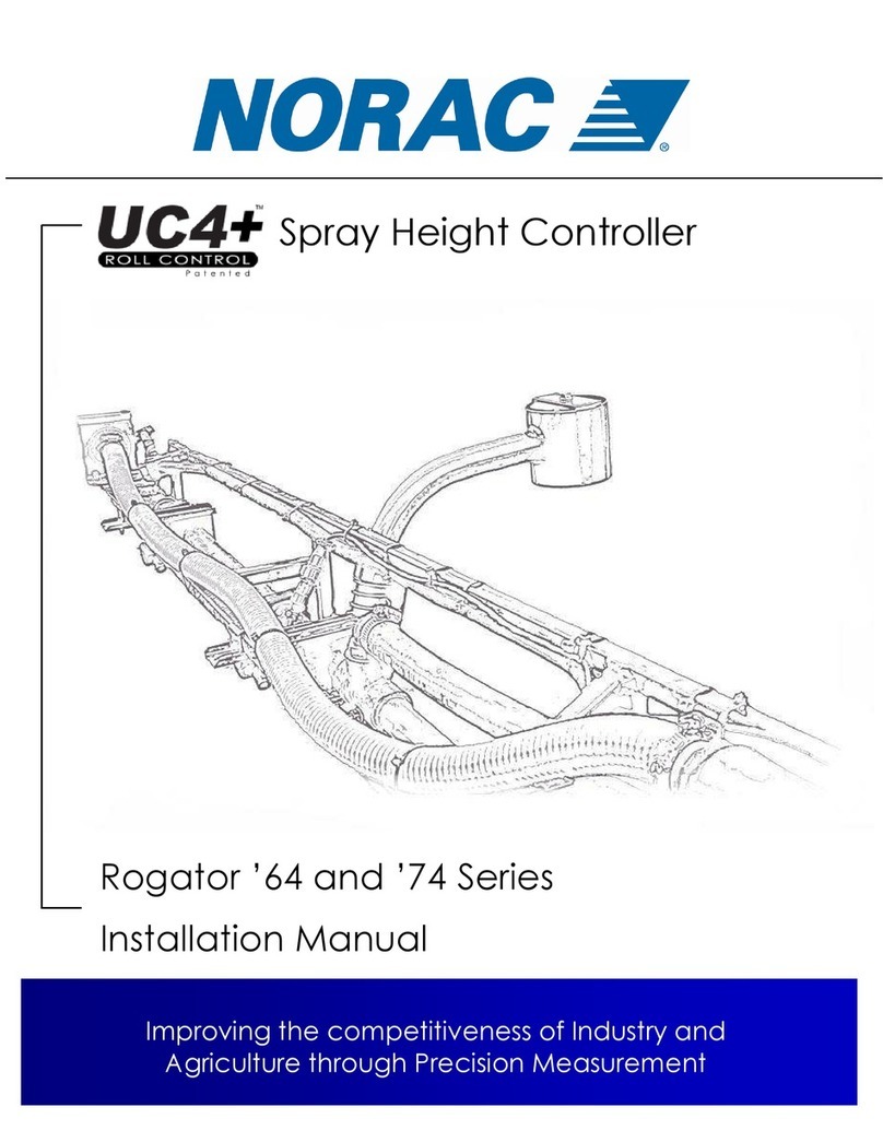 Norac UC4 Plus Rogator 74 Series User manual Norac UC4 Plus Rogator 74 Series User manual