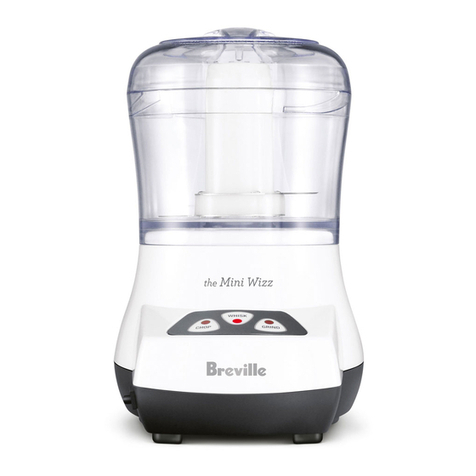 Breville the Mini Wizz Instruction booklet
