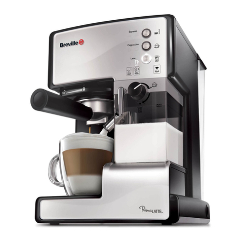 Breville Prima Latte quick start guide