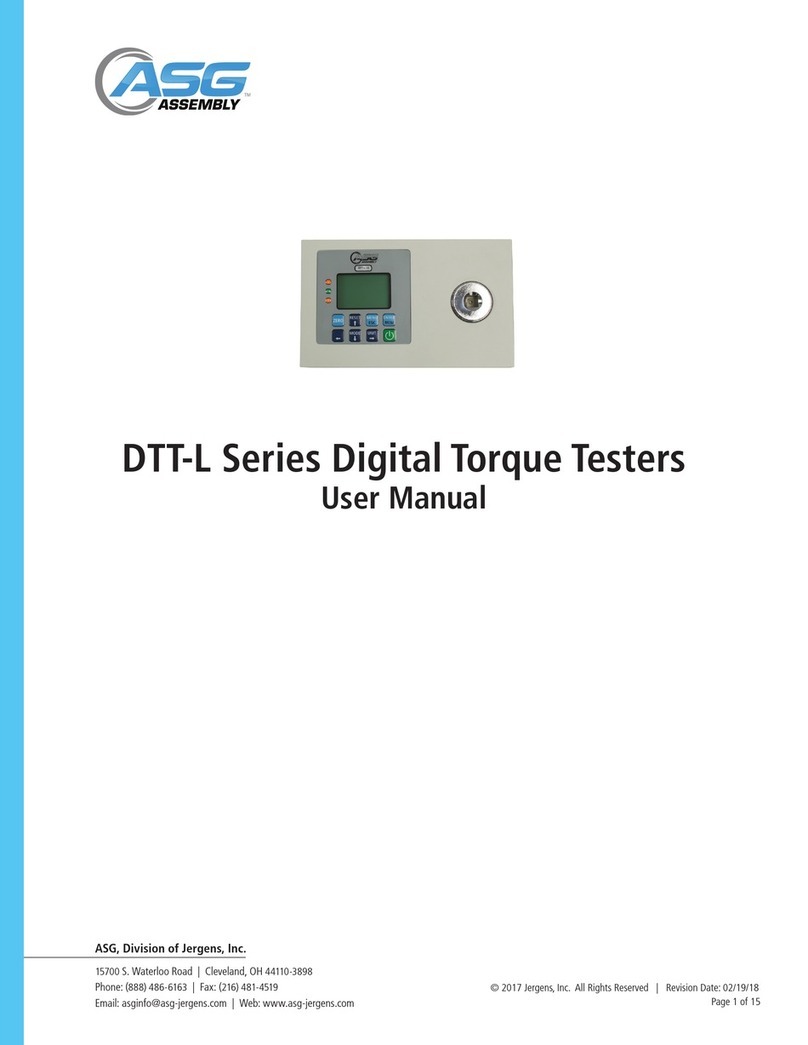 ASG DTT-L Series user manual