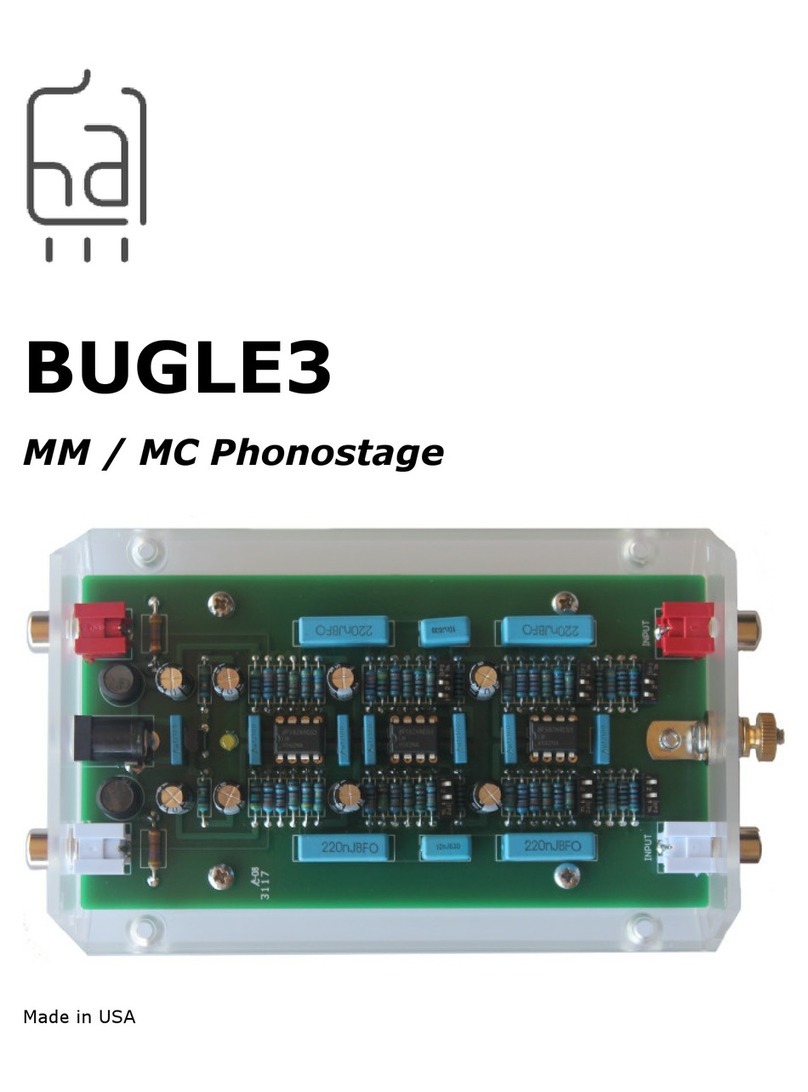 Hagerman Audio BUGLE3 Operation manual