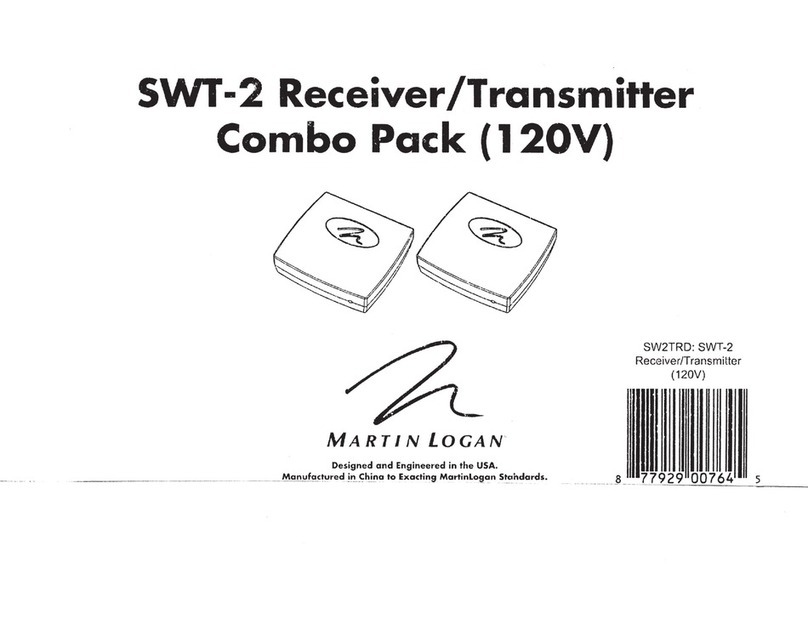 MartinLogan SWT -2 manual