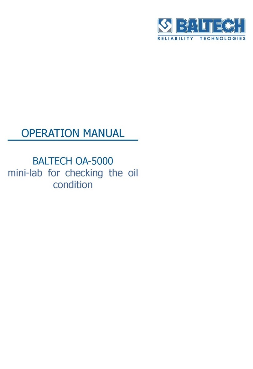 Baltech OA-5000 Operation manual