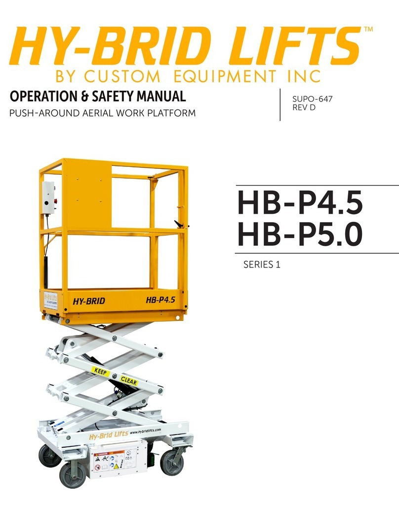 Hy-Brid Lifts 1 Seris Operation & safety manual