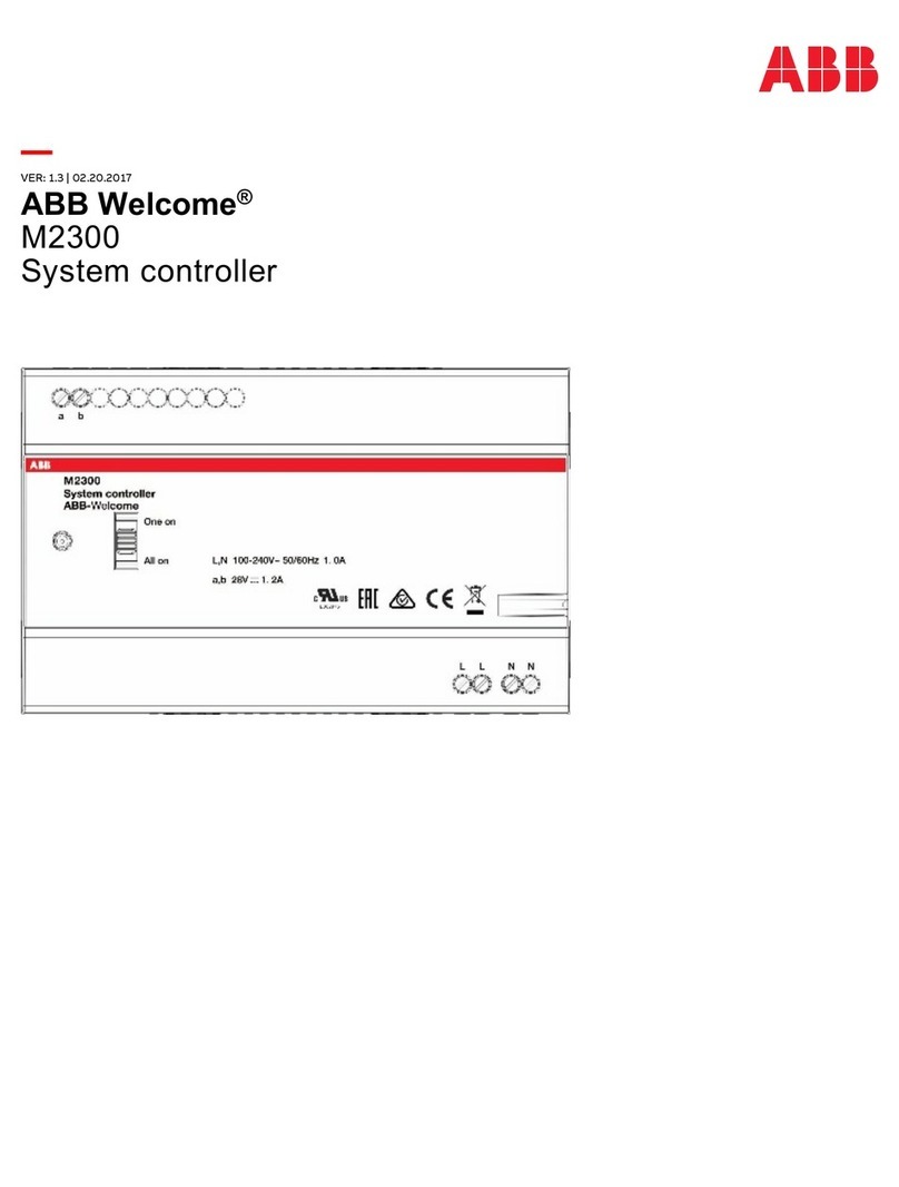 ABB Welcome M2300 User manual