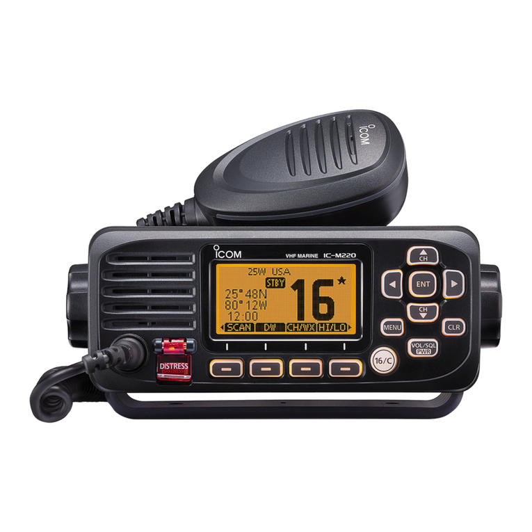 Icom IC-M220 User manual