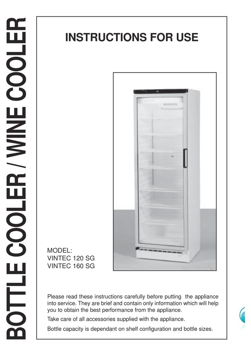 Vintec 120 SG Instructions for use