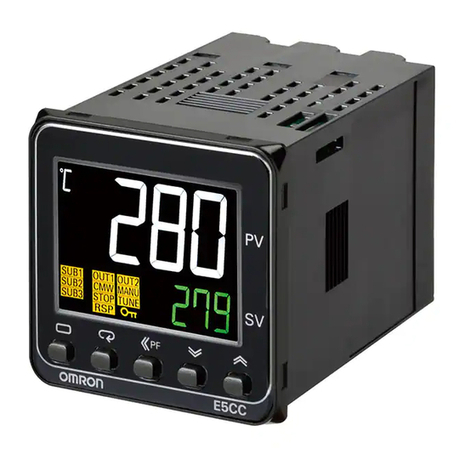 Omron E5CC-800 User manual