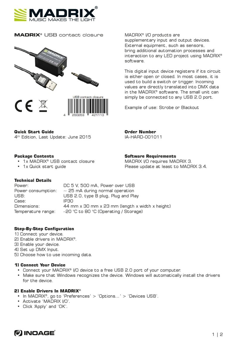 MADRIX IA-HARD-001011 quick start guide