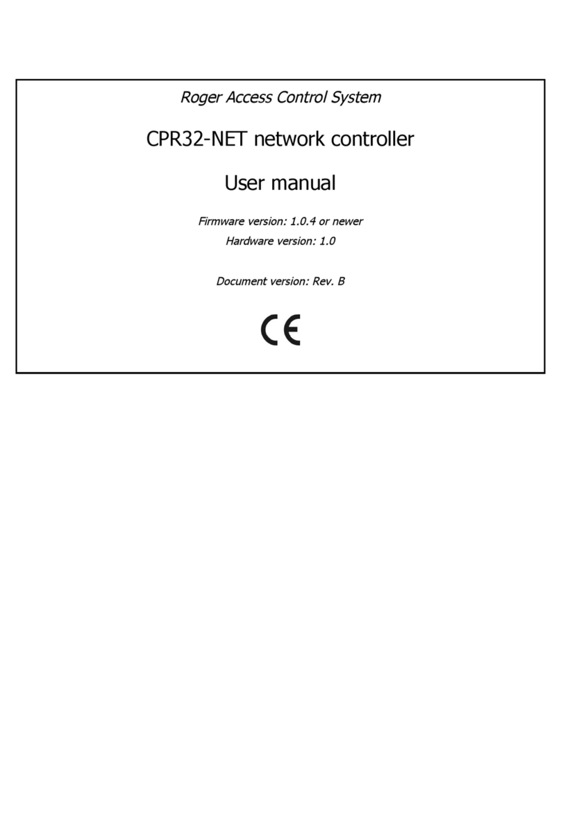 Roger CPR32-NET user manual