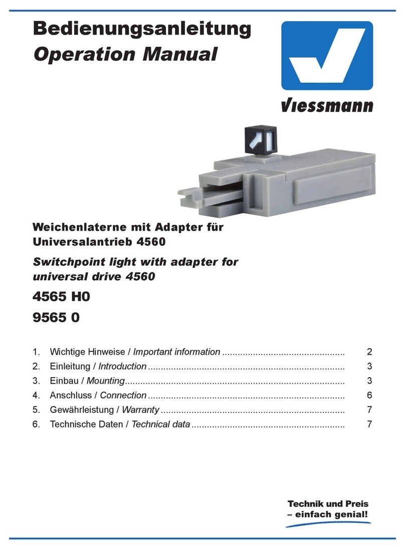 Viessmann 4565 H0 User manual