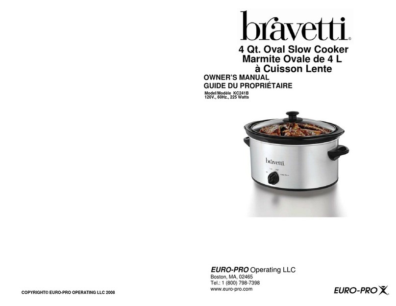 Bravetti KC241B owner's manual