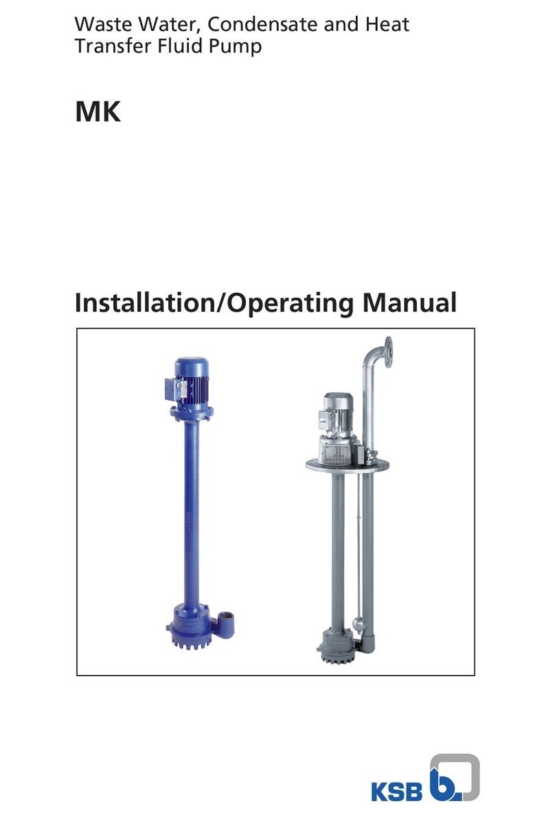 KSB MK Installation & operating manual