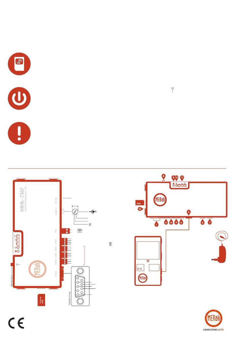 Merak MMk-736F User manual