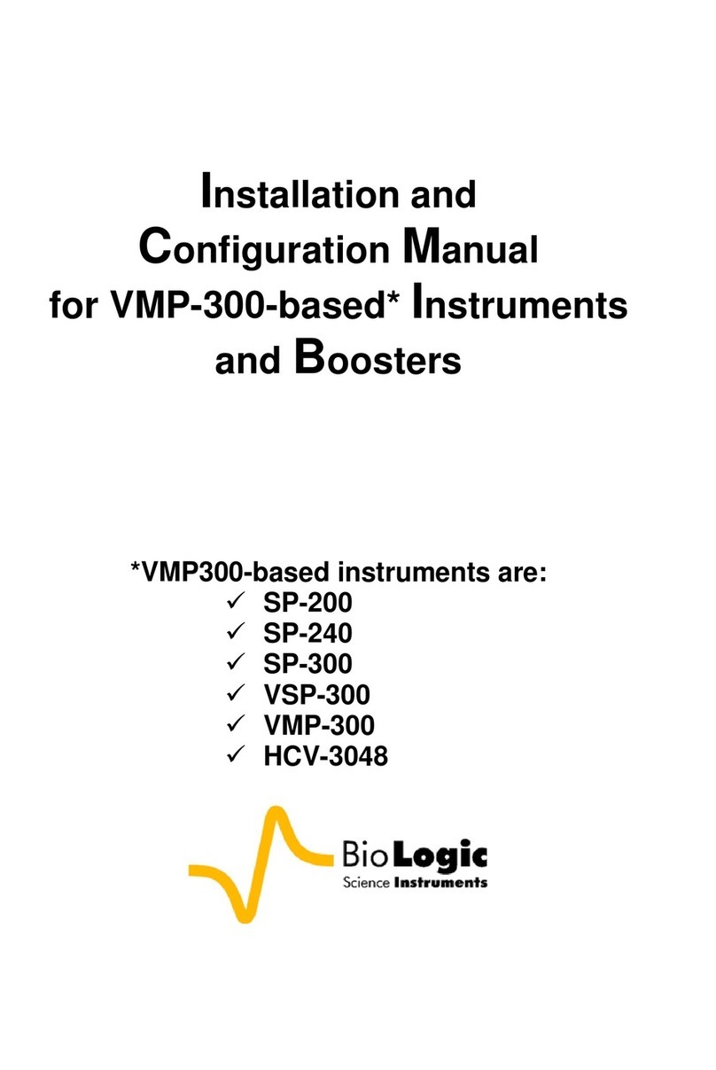 Bio-Logic VMP-300-based Installation and configuration manual