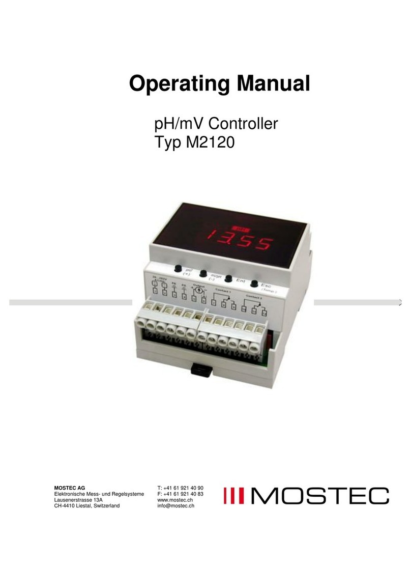 Mostec M2120 operating manual