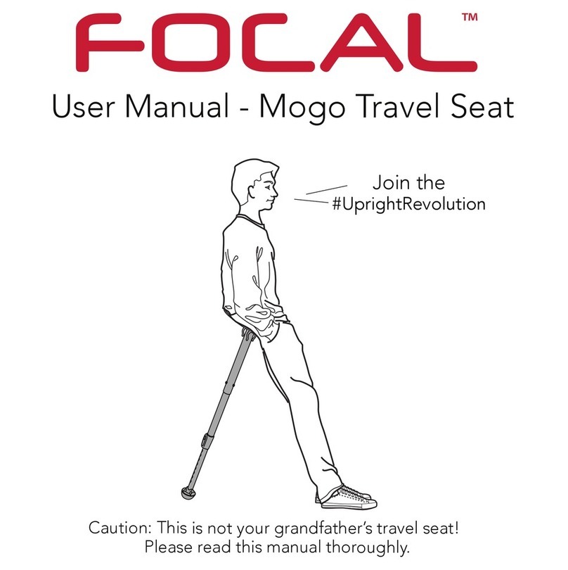 Focal Mogo Travel Seat User manual