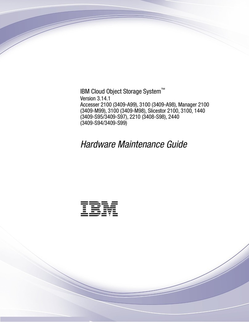 IBM Cloud Object Storage System Owner's manual IBM Cloud Object Storage System Owner's manual