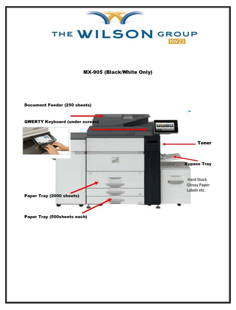The Wilson Group MX-905 manual